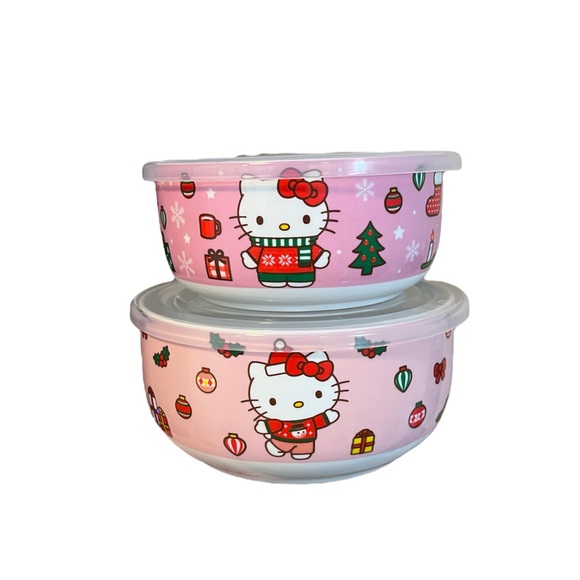 Hello Kitty Other - Hello Kitty Christmas Tupperware